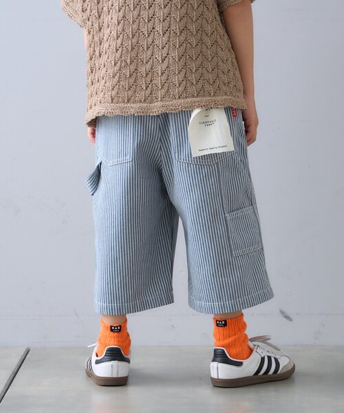 CIAOPANIC TYPY(チャオパニックティピー)の「【KIDS】ペインターバミューダデニムパンツ(デニムパンツ・キッズ・サックスブルー/ネイビー・SMALL/MEDIUM/XX-LARGE/LARGE/X-LARGE)」の19枚目の写真