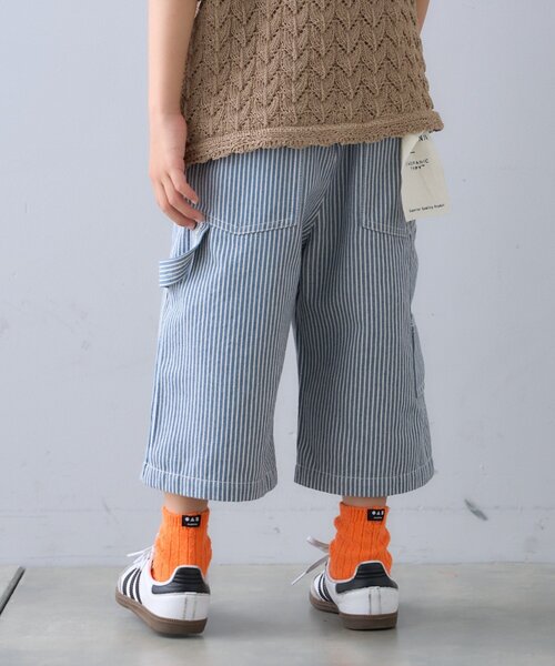 CIAOPANIC TYPY(チャオパニックティピー)の「【KIDS】ペインターバミューダデニムパンツ(デニムパンツ・キッズ・サックスブルー/ネイビー・SMALL/MEDIUM/XX-LARGE/LARGE/X-LARGE)」の21枚目の写真