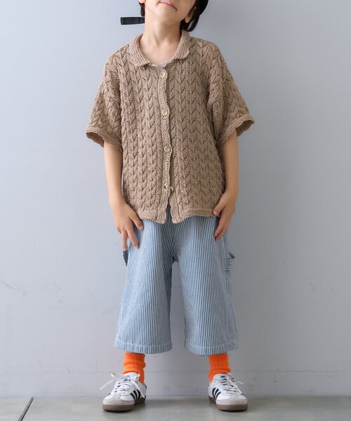 CIAOPANIC TYPY(チャオパニックティピー)の「【KIDS】ペインターバミューダデニムパンツ(デニムパンツ・キッズ・サックスブルー/ネイビー・SMALL/MEDIUM/XX-LARGE/LARGE/X-LARGE)」の22枚目の写真