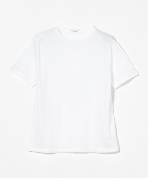 tシャツ コットンナイロンシアーロゴTシャツ レディース ESSENTIAL / シアーニットロゴTシャツ ESSENTIAL Night STORE