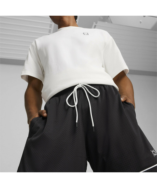PUMA（プーマ）の「PUMA プーマ メンズ バスケットボール ザ クラシックス メッシュ ショーツ（その他パンツ・メンズ・ブラック系その他6/ブラック・MEDIUM/LARGE/X-LARGE）」の3枚目の写真