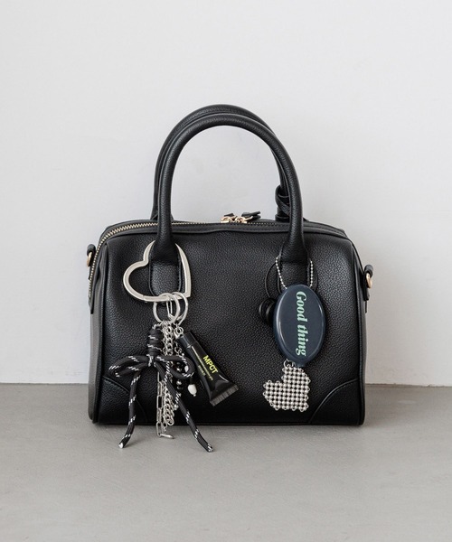 Me%（ミィパーセント）の「ビーズminiハートキーチャーム 495902（キーホルダー・レディース・ブラック系その他/オフホワイト/アイボリー・FREE）」の11枚目の写真