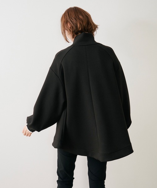 ダンボールスタンドカラーフレアブルゾン Emma Taylor│STYLEDOOR