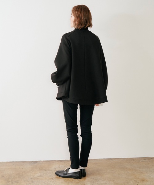 ダンボールスタンドカラーフレアブルゾン Emma Taylor│STYLEDOOR