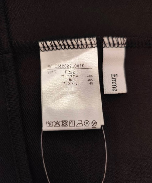 Emma Taylor(エマテイラー)の「ダンボールスタンドカラーフレアブルゾン(ブルゾン・レディース・ライトベージュ/ブラック・FREE)」の3枚目の写真