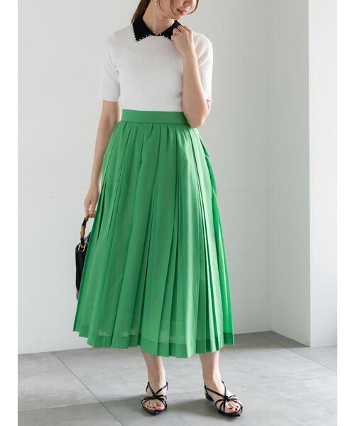 Te chichi(テチチ)の「パールトリミングカラー5分袖ニット(ニット/セーター・レディース・ブラック/オフホワイト/ネイビー・F)」の19枚目の写真