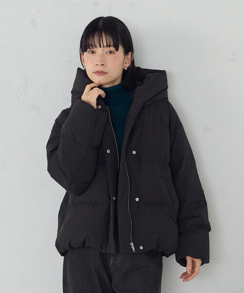 セール】フーデッドショートダウン（ダウンジャケット/コート）｜COMME