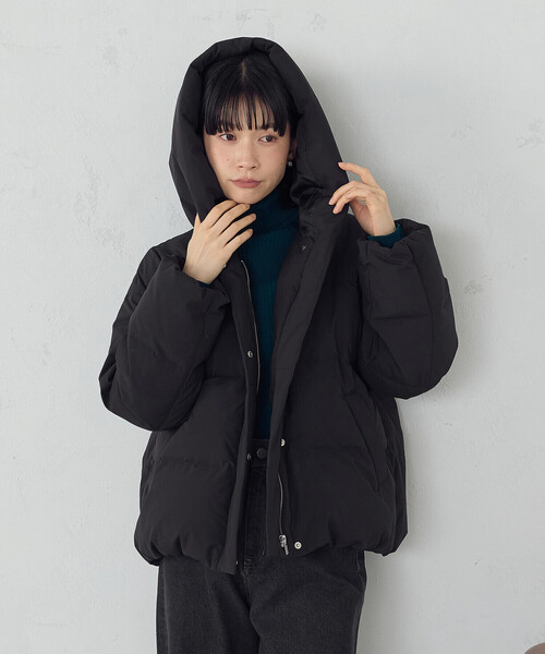セール】フーデッドショートダウン（ダウンジャケット/コート）｜COMME