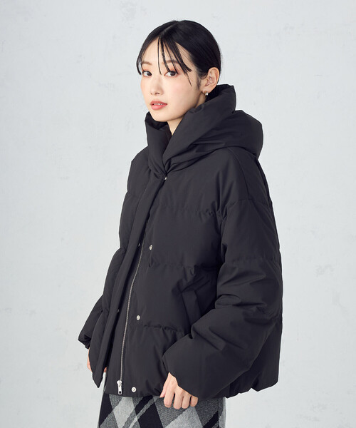 セール】フーデッドショートダウン（ダウンジャケット/コート）｜COMME