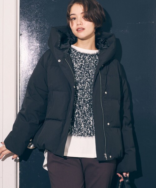 セール】フーデッドショートダウン（ダウンジャケット/コート）｜COMME