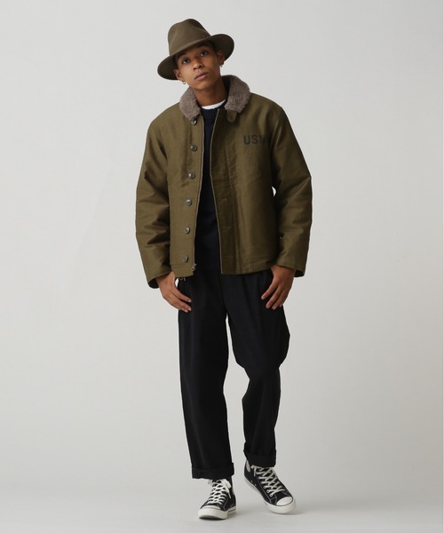 AVIREX(アヴィレックス)の「N-1 JACKET HERITAGE / N-1ジャケット / AVIREX / アヴィレックス(ミリタリージャケット・メンズ・オリーブ・44/42/40/38)」の4枚目の写真