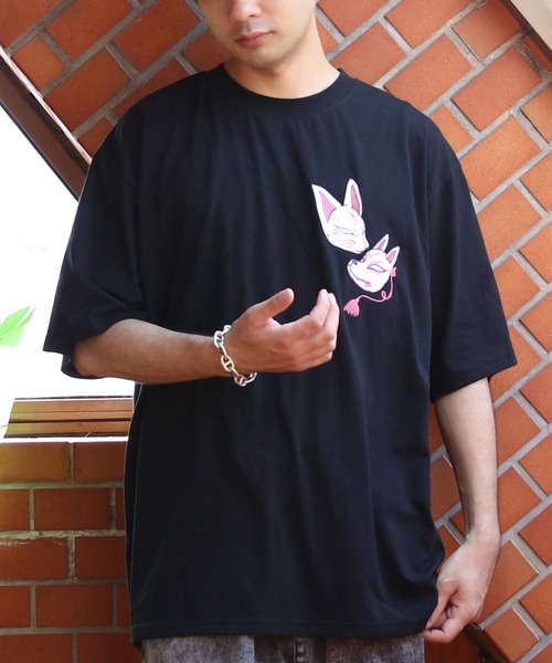 和柄刺繍Tシャツ（Tシャツ/カットソー）｜8(eight)（エイト）の