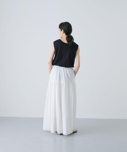 刺繍ティアードパンツ（その他パンツ）｜かぐれ（カグレ）の