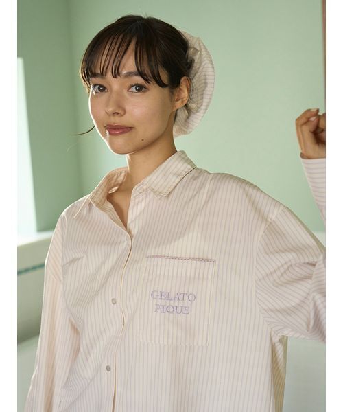 ジェラート ピケバリエーションパジャマシャツ Amazon | [ジェラート ピケ] バリエーションパジャマシャツ