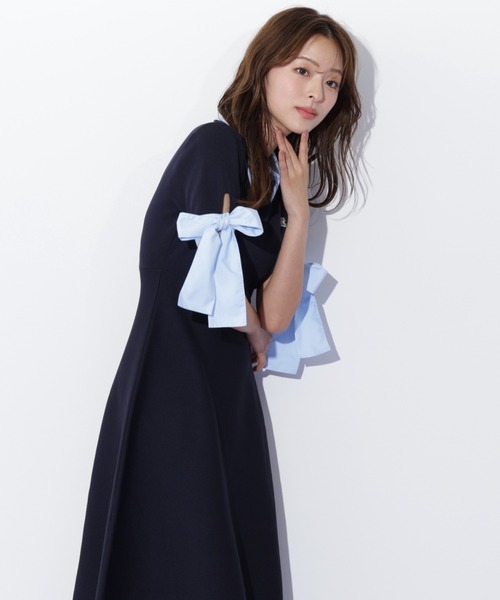 ジルバイジルスチュアート ダブルカラーニットワンピース ダブルカラーニットワンピース | JILL by JILL STUART（ジル