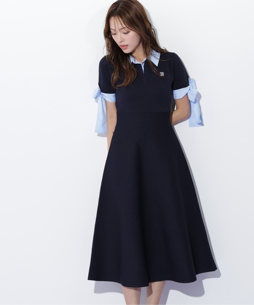 jill by jillstuart ジルスチュアート ワンピース スカラップカラーワンピース | JILL by JILL STUART（ジル バイ