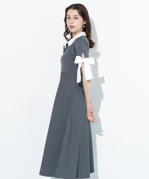 ダブルカラーニットワンピース　JILL by JILL STUART ◇ダブルカラーニットワンピース（ワンピース）｜JILL by JILL