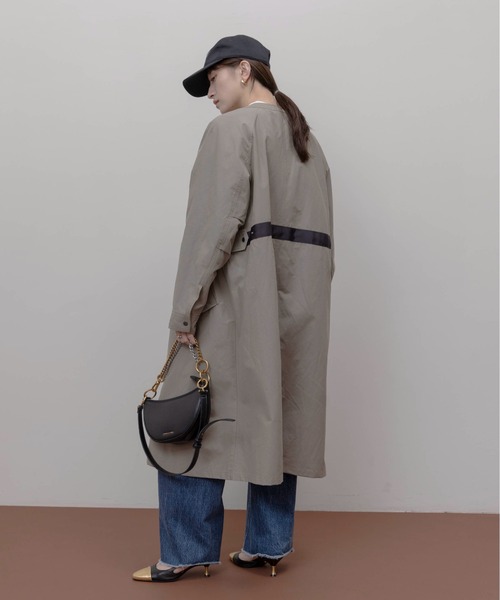 Eimee Law（エイミーロウ）の「ベストレイヤード ミリタリーコート（その他アウター・レディース・ラベンダー/カーキ系/キャメル・FREE）」の17枚目の写真