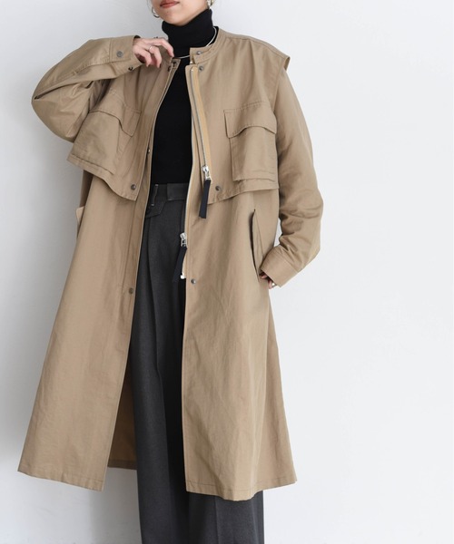 ベストレイヤード ミリタリーコート Eimee Law│Eimee Law & LHELBIE