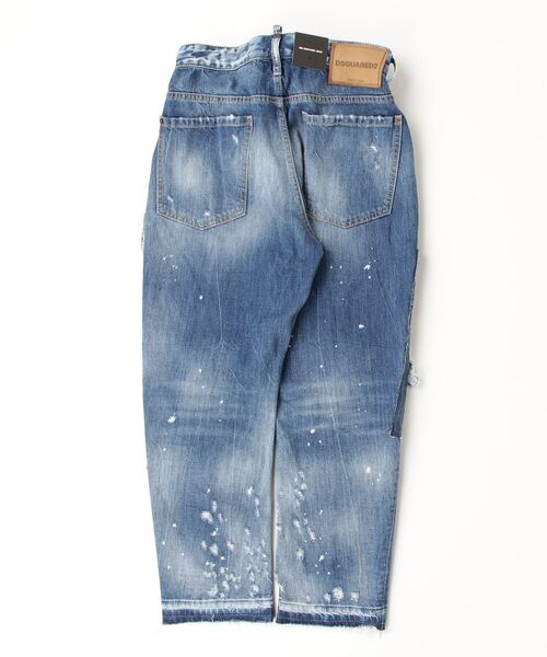 DSQUARED2(ディースクエアード)の「Big Brother Jean Medium Ripped Wash/0252(デニムパンツ・メンズ・ブルー・42/48/46/44)」の2枚目の写真