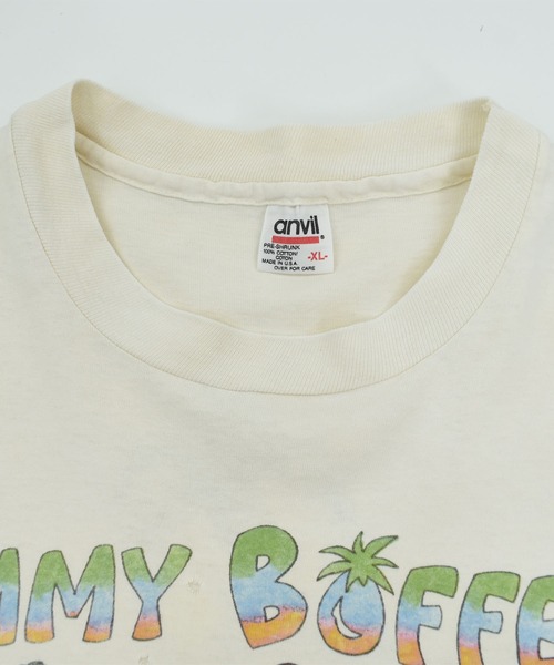 ANVIL（アンヴィル）の「【USED】90’s anvil “Jimmy Buffett” バンド Tシャツ USA製（Tシャツ/カットソー・メンズ・ホワイト・X-LARGE）」の16枚目の写真