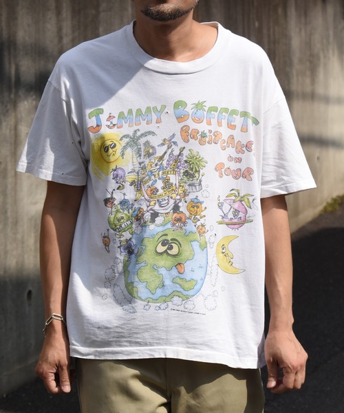 ANVIL（アンヴィル）の「【USED】90’s anvil “Jimmy Buffett” バンド Tシャツ USA製（Tシャツ/カットソー・メンズ・ホワイト・X-LARGE）」の17枚目の写真