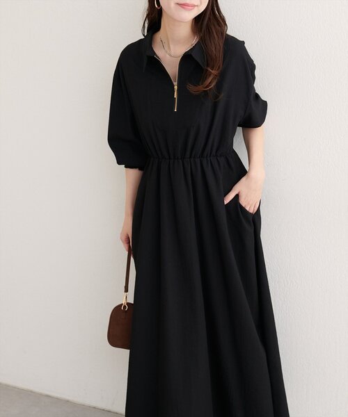 Parke Orchestral 650-280-26 V ワンピース ハーフZIPトラックワンピース/Green Parks（グリーン パークス）の