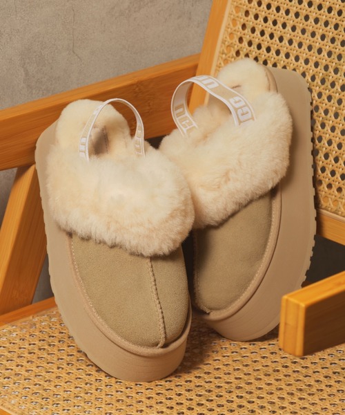 UGG(アグ)の「UGG W FUNKETTE / アグ ファンケット(サンダル・レディース・ベージュ・25.0cm/24.0cm/23.0cm/22.0cm)」の9枚目の写真
