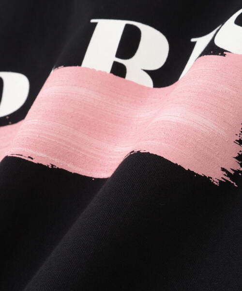 B'2nd（ビーセカンド）の「DROIT BELLO（ドロイトベロ）ピンクブラッシュPARIS Tシャツ（Tシャツ/カットソー・レディース・ホワイト/ブラック・M/S）」の18枚目の写真