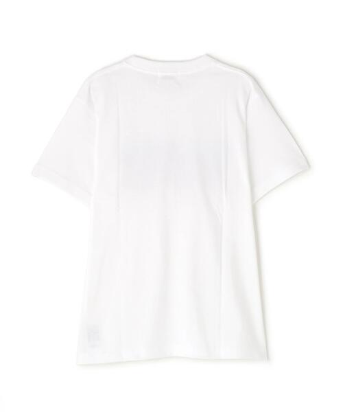 B'2nd（ビーセカンド）の「DROIT BELLO（ドロイトベロ）ピンクブラッシュPARIS Tシャツ（Tシャツ/カットソー・レディース・ホワイト/ブラック・M/S）」の3枚目の写真