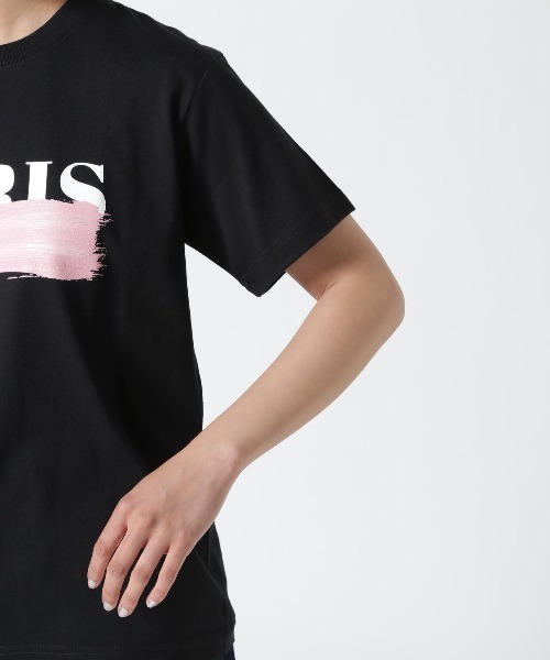 DROIT BELLO（ドロイトベロ）ピンクブラッシュPARIS Tシャツ（T