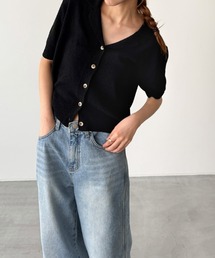 CANAL JEAN COIN ボーダーニットカーディガン キャナルジーン CANAL JEAN COIN ボーダーニットカーディガン