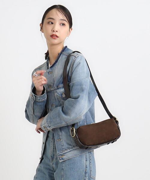 TOFF&LOADSTONE（トフアンドロードストーン）の「イージー ヌバック（S）（ショルダーバッグ・レディース・ダークブラウン・00）」の3枚目の写真