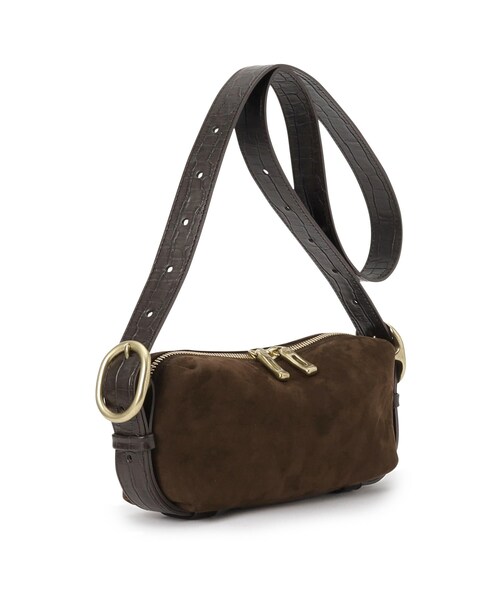 TOFF&LOADSTONE（トフアンドロードストーン）の「イージー ヌバック（S）（ショルダーバッグ・レディース・ダークブラウン・00）」の5枚目の写真