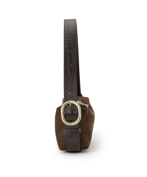 TOFF&LOADSTONE（トフアンドロードストーン）の「イージー ヌバック（S）（ショルダーバッグ・レディース・ダークブラウン・00）」の6枚目の写真