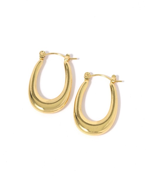 LAKOLE（ラコレ）の「ステンレスぷっくりオーバルピアス / 576351（ピアス（両耳用）・レディース・その他1/その他2・FREE）」の2枚目の写真