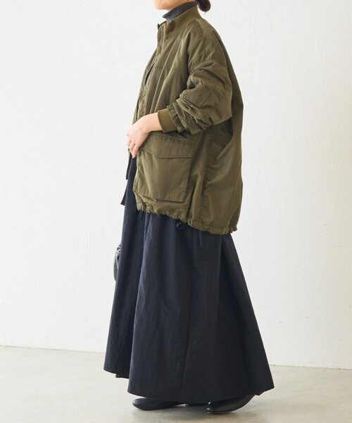 【即購入可】【美品】ビアズリー　フレアMA-1ブルゾン BEARDSLEY（ビアズリー） ma1 ma-1 フレアMA-1ブルゾン レディース