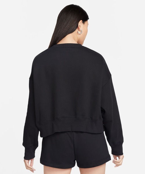 NIKE(ナイキ)の「NIKE WMNS NSW STYLE FLEECE L/S CREW OOS DQ5762-010(スウェット・メンズ・ブラック・M/S)」の2枚目の写真