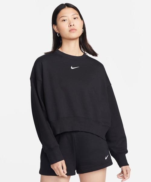 NIKE(ナイキ)の「NIKE WMNS NSW STYLE FLEECE L/S CREW OOS DQ5762-010(スウェット・メンズ・ブラック・M/S)」の8枚目の写真