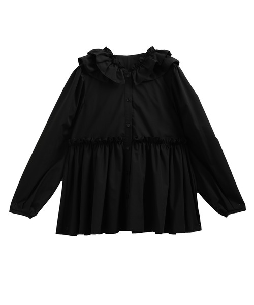 Fit more(フィットモア)の「フリルフード切り替えブラウス(シャツ/ブラウス・レディース・ベージュ/ホワイト/ブラック・FREE)」の21枚目の写真
