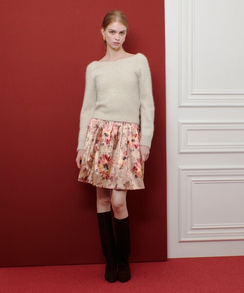 LOULOU WILLOUGHBY（ルルウィルビー）の「【LOULOU WILLOUGHBY】ＢＨＡＲＡＴ　ＳＩＬＫミニスカート（スカート・レディース・ベージュ系その他・2/1）」の2枚目の写真