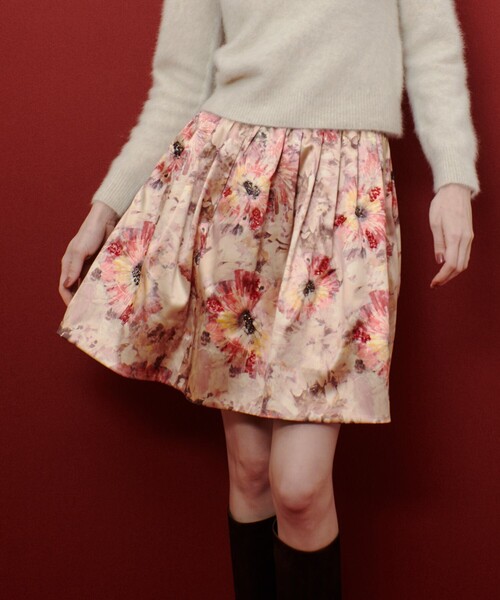 LOULOU WILLOUGHBY（ルルウィルビー）の「【LOULOU WILLOUGHBY】ＢＨＡＲＡＴ　ＳＩＬＫミニスカート（スカート・レディース・ベージュ系その他・2/1）」の6枚目の写真