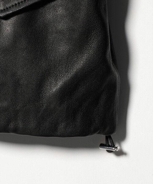 ASTRAET（アストラット）の「＜ASTRAET＞スソゴム ラムレザー ジップブルゾン UNISEX（ライダースジャケット・レディース・ブラック・FREE）」の14枚目の写真