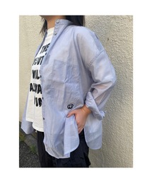 WORLD WIDE LOVE! | シアーデッドシャツ(シャツ/ブラウス)