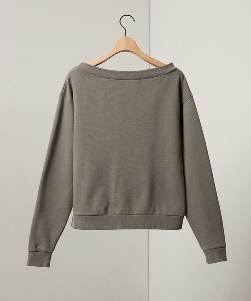 Alfred Alex（アルフレッドアレックス）の「【Alfred Alex】2WAYナンバリングワンショルダールーズスウェット（スウェット・レディース・グレー/スミクロ/ブラウン・FREE）」の10枚目の写真
