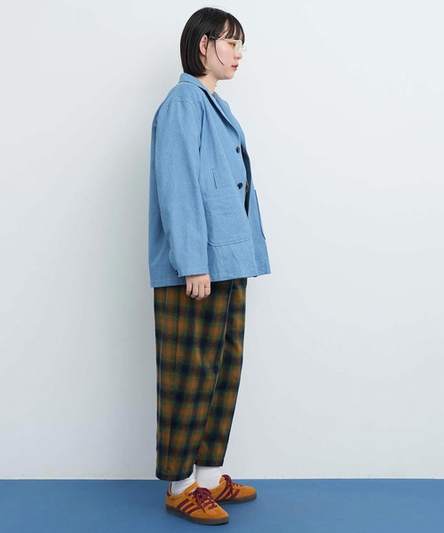 I am I in fact...(アイアムアイインファクト)の「●DENIM variety pocket ジャケット(テーラードジャケット・レディース・サックスブルー・FREE)」の21枚目の写真