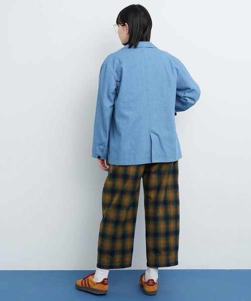 I am I in fact...(アイアムアイインファクト)の「●DENIM variety pocket ジャケット(テーラードジャケット・レディース・サックスブルー・FREE)」の20枚目の写真