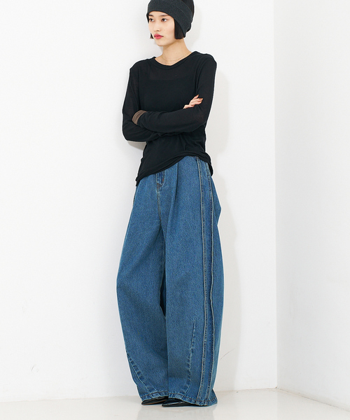 NOMINE ワイドパンツ 新品タグ付き NOMINE ワイドパンツ 新品タグ付き