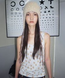 SCULPTOR（スカルプター）の「Sequin Nordic Earflap Beanie（ニットキャップ/ビーニー）」