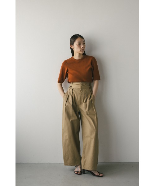 STYLEMIXER（スタイルミキサー）の「フォルムスリーブニットT（ニット/セーター・レディース・ホワイト/ダークオレンジ/グレー・FREE）」の22枚目の写真